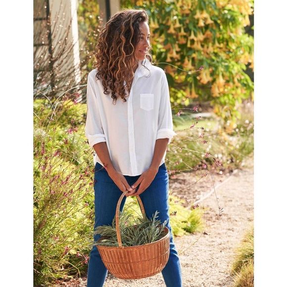 Frank & Eileen Organic Cotton Relaxed Button-Up Shirt - Picture 5 of 14